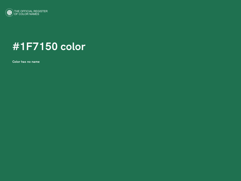 #1F7150 color image