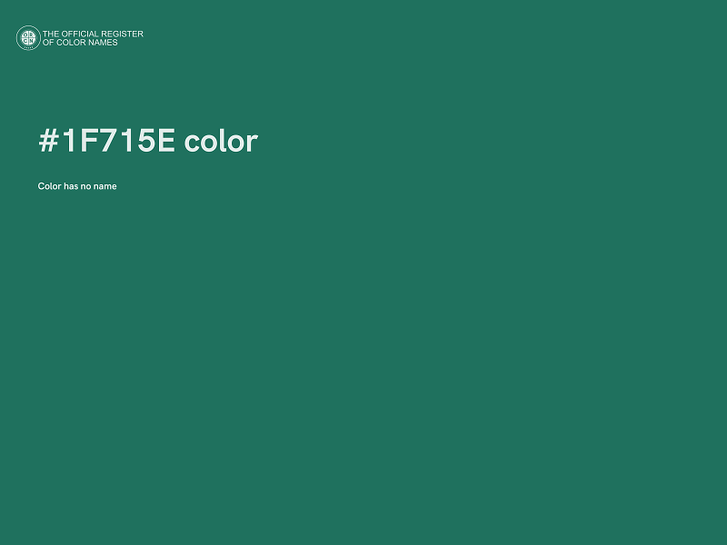 #1F715E color image