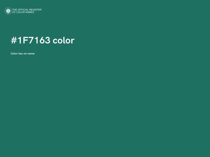 #1F7163 color image