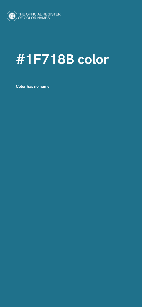 #1F718B color image