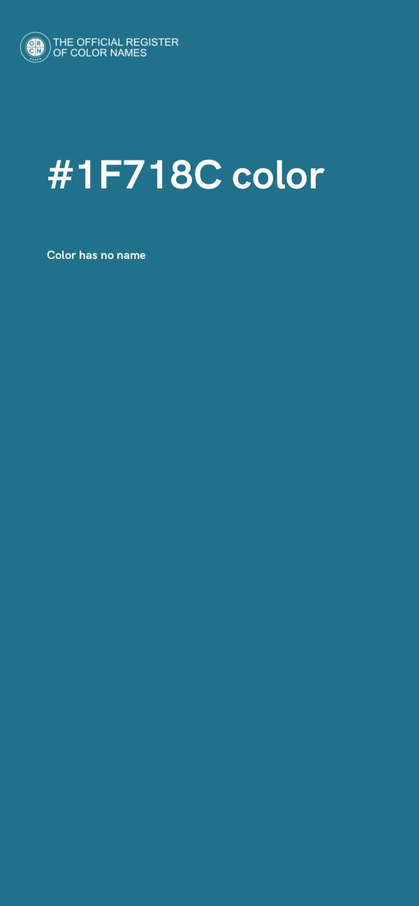 #1F718C color image