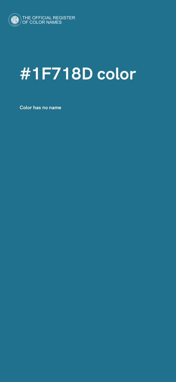#1F718D color image