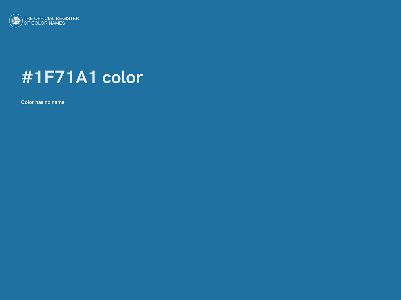 #1F71A1 color image