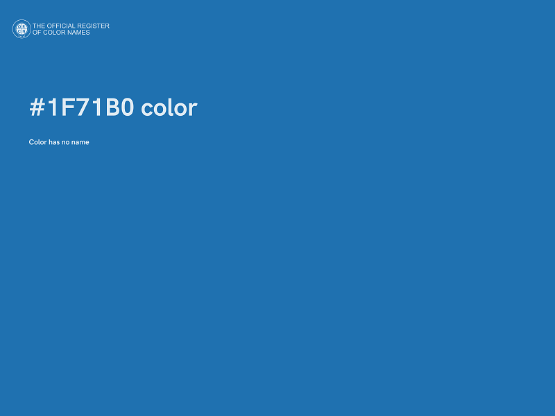 #1F71B0 color image