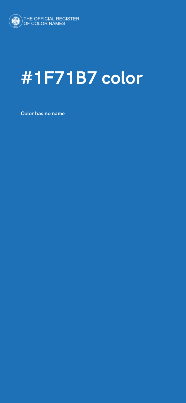 #1F71B7 color image