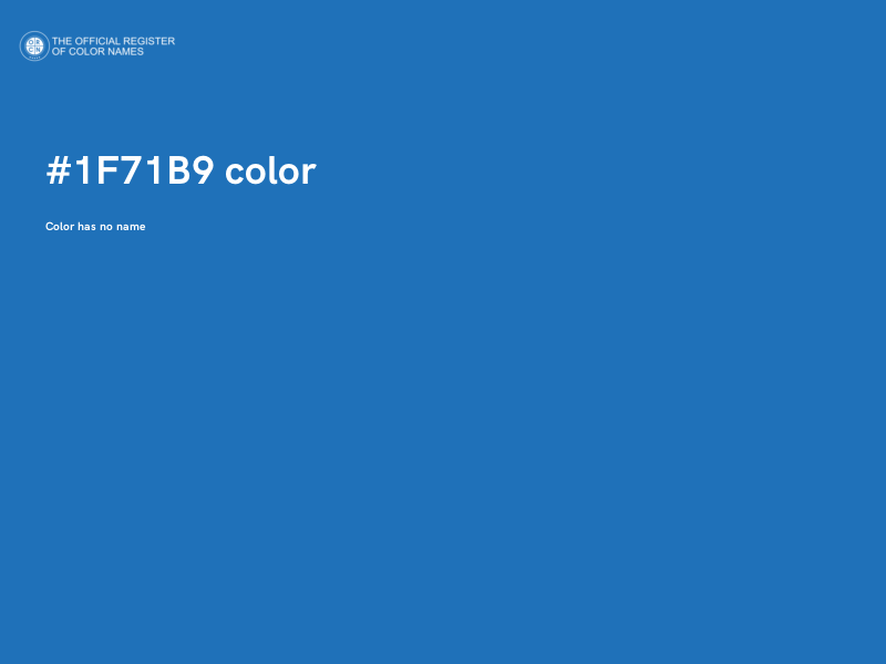 #1F71B9 color image