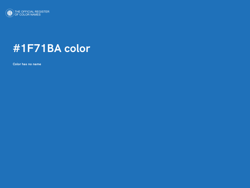 #1F71BA color image