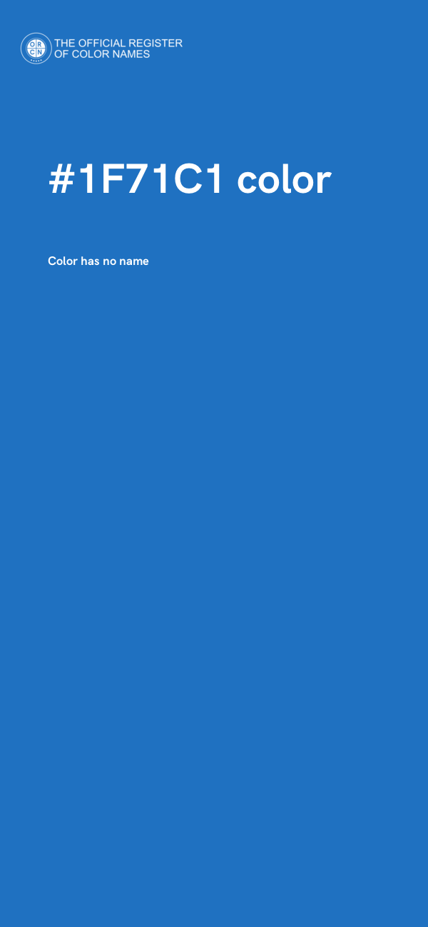 #1F71C1 color image