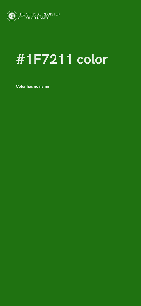 #1F7211 color image