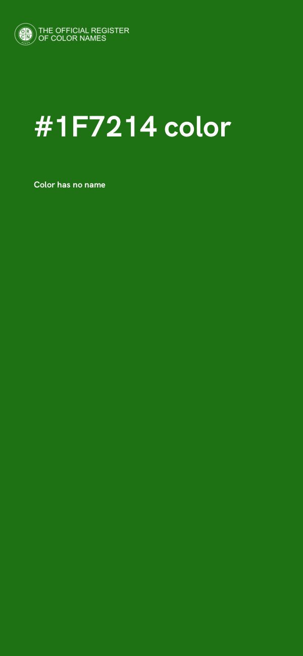 #1F7214 color image