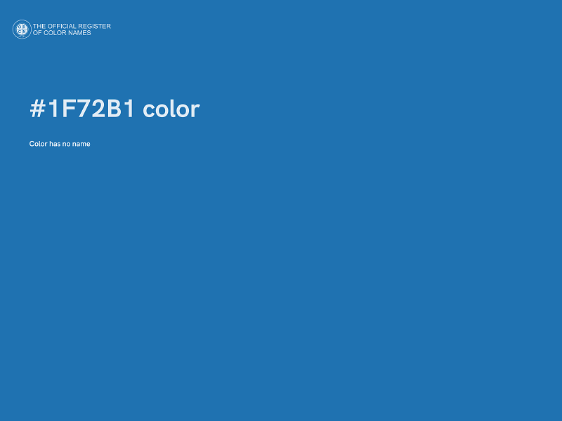 #1F72B1 color image