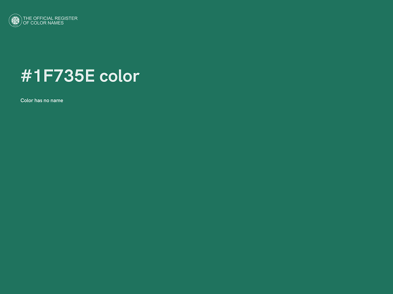 #1F735E color image