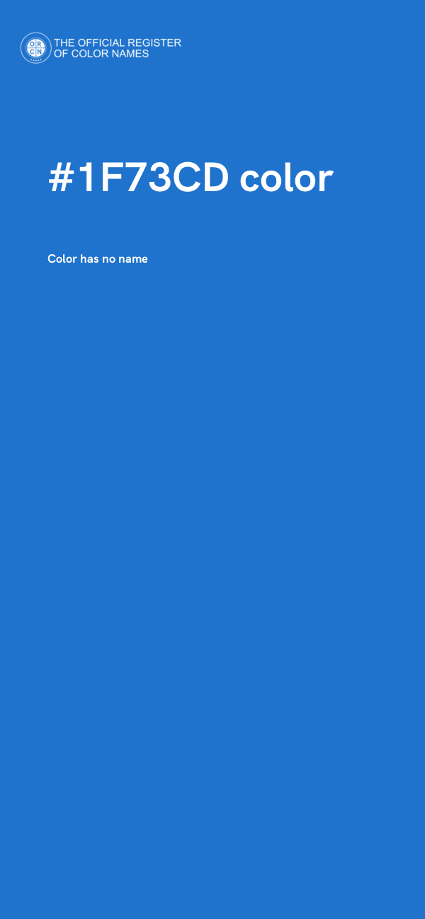 #1F73CD color image