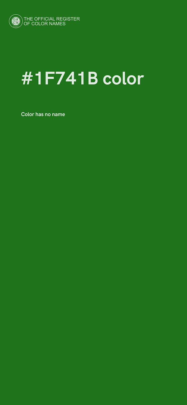 #1F741B color image