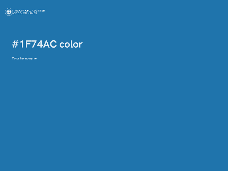 #1F74AC color image