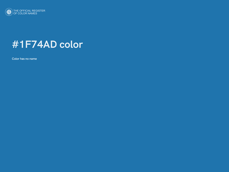 #1F74AD color image