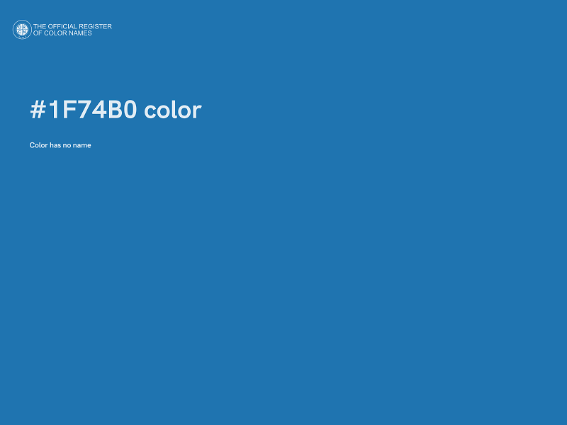#1F74B0 color image