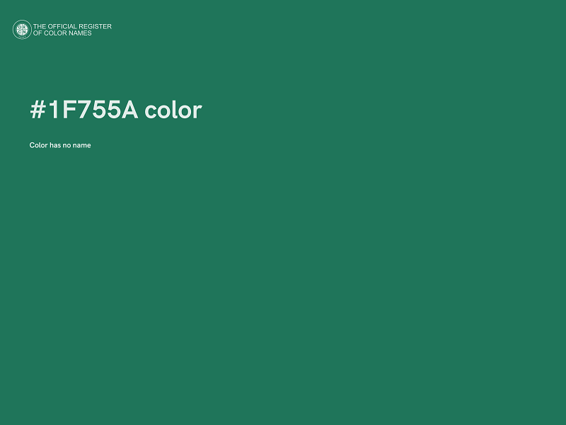 #1F755A color image