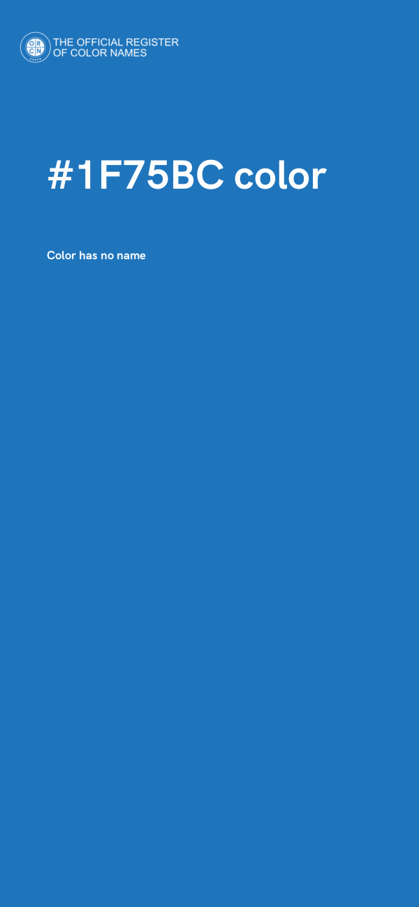 #1F75BC color image