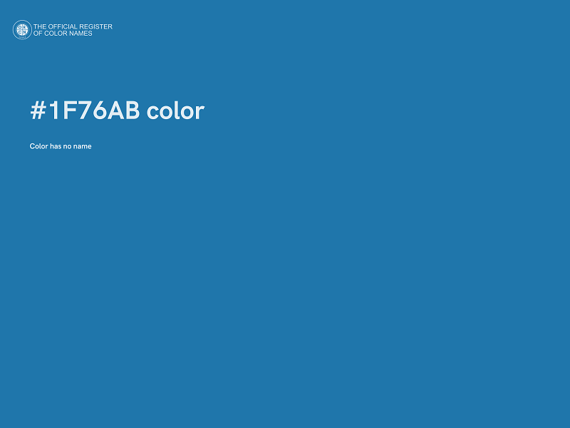 #1F76AB color image
