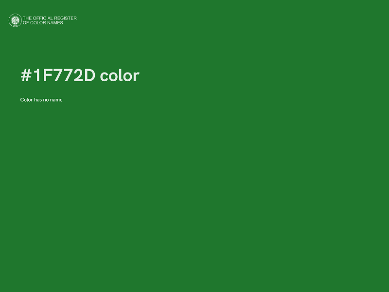 #1F772D color image