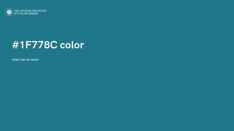 #1F778C color image