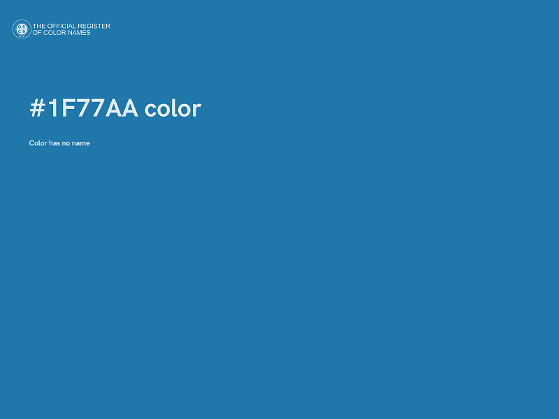 #1F77AA color image