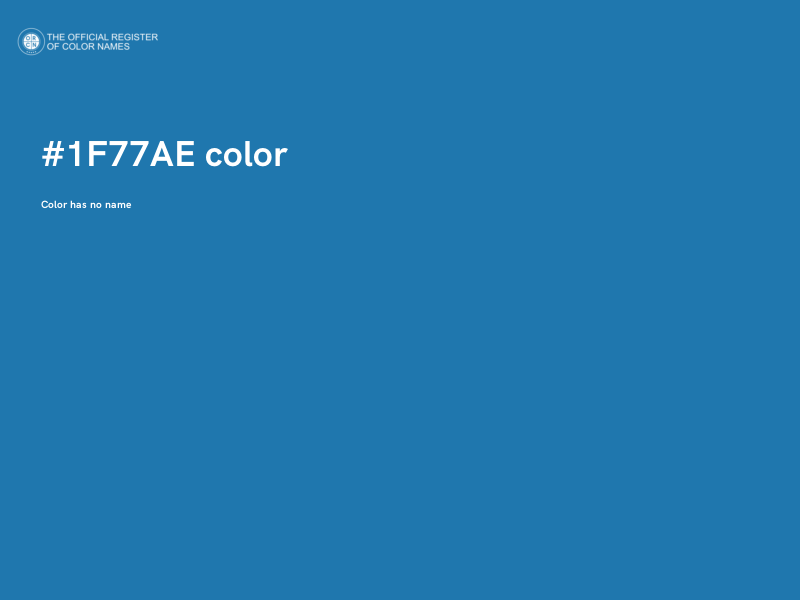 #1F77AE color image