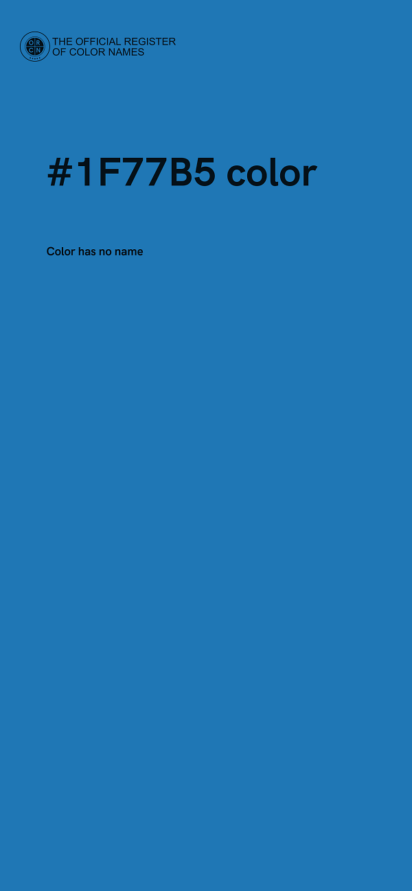 #1F77B5 color image