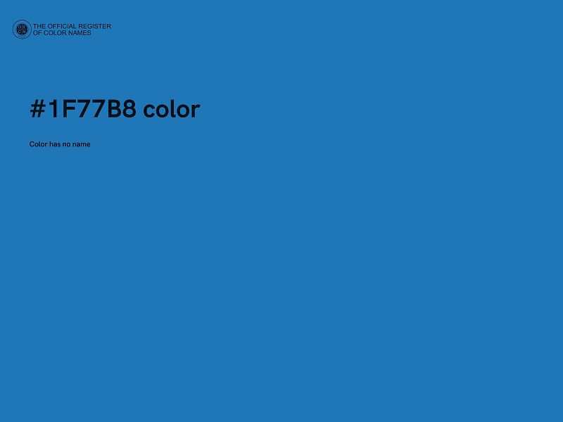 #1F77B8 color image