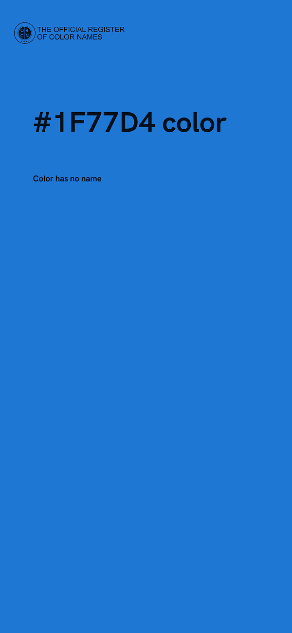 #1F77D4 color image