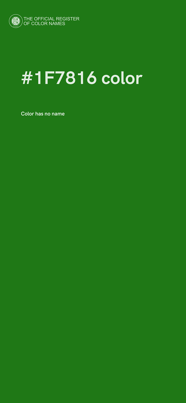 #1F7816 color image