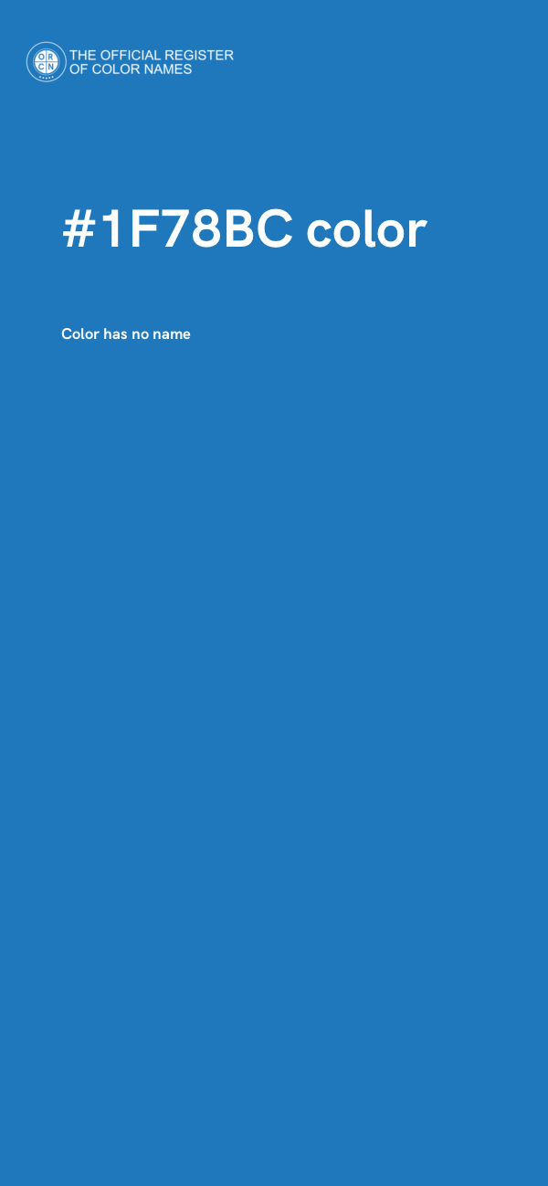 #1F78BC color image