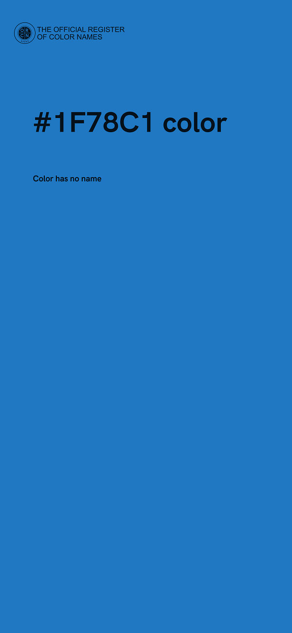 #1F78C1 color image