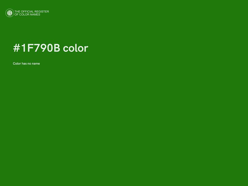 #1F790B color image