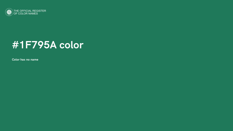 #1F795A color image