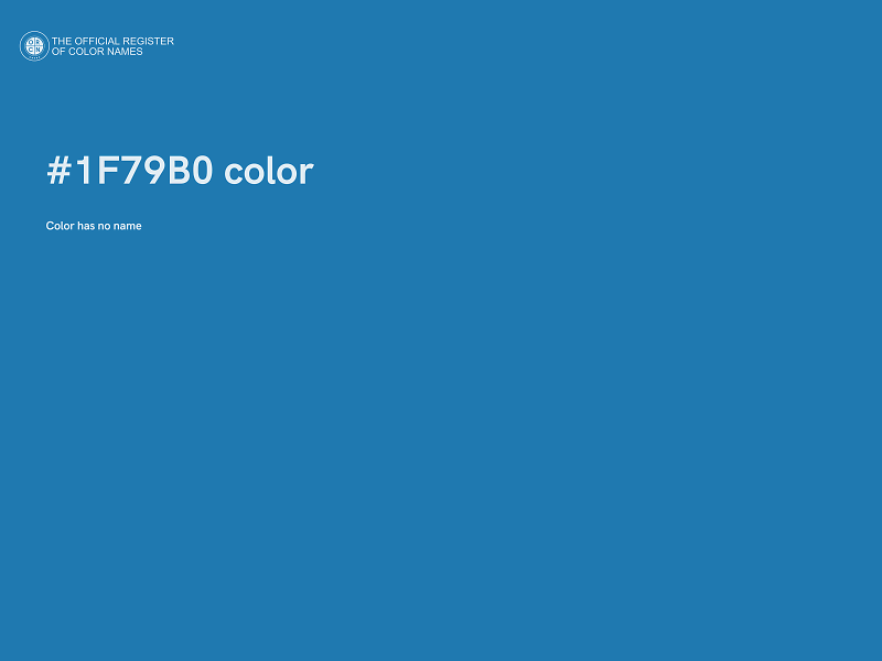 #1F79B0 color image