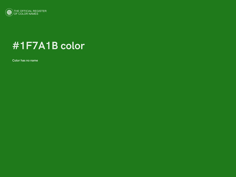 #1F7A1B color image