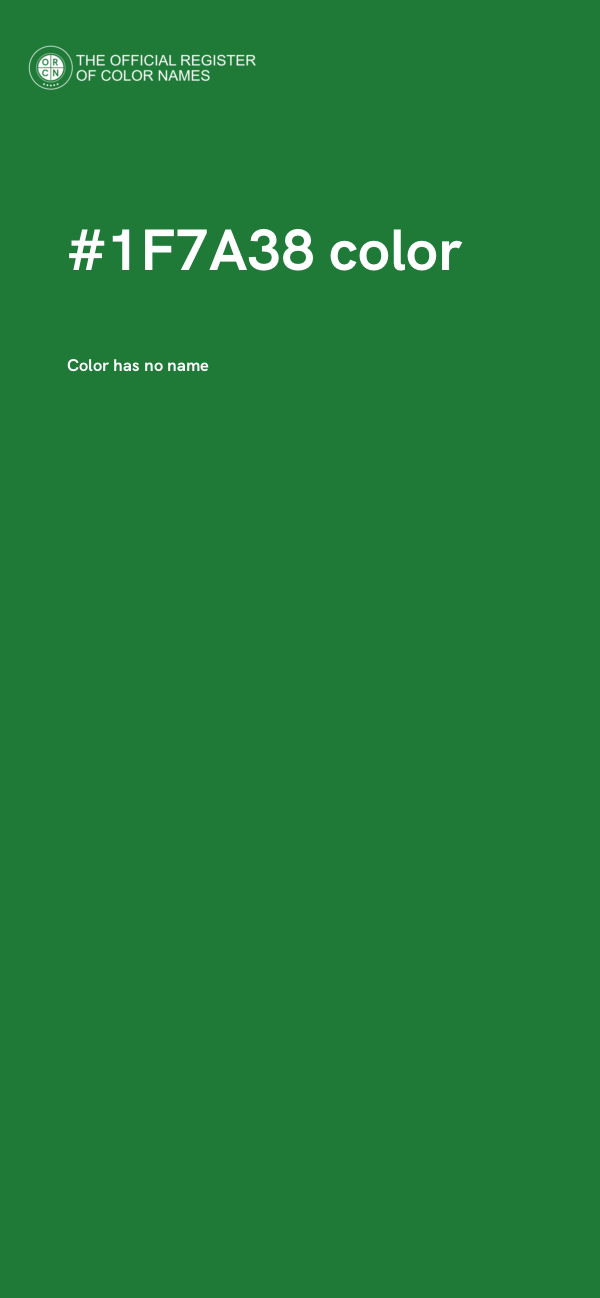 #1F7A38 color image