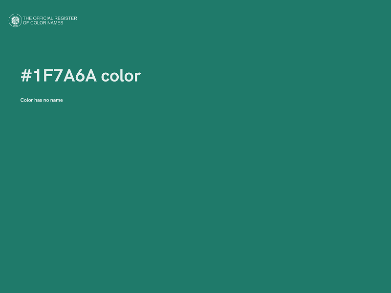 #1F7A6A color image