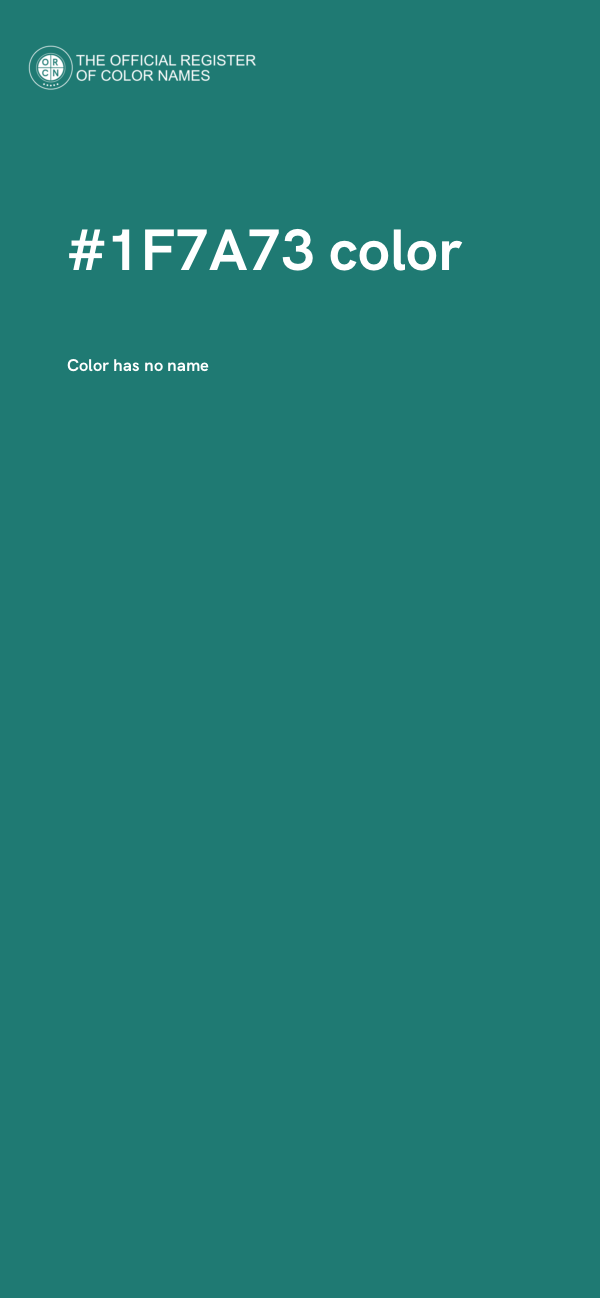#1F7A73 color image