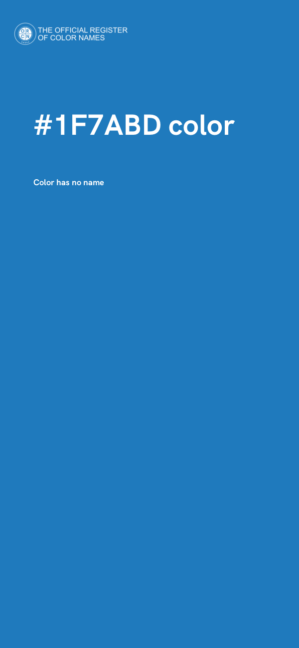 #1F7ABD color image