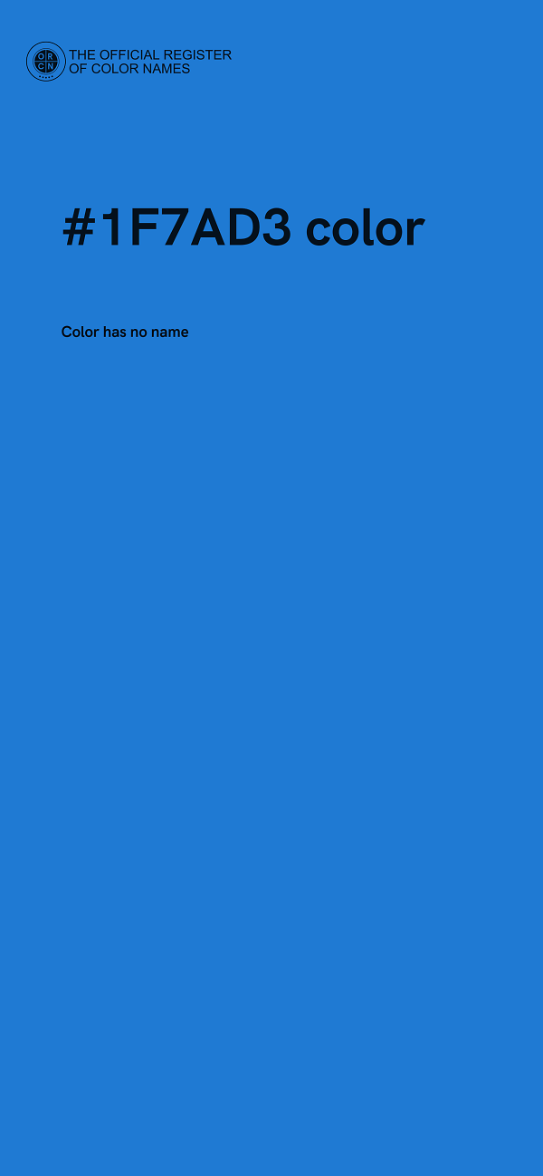 #1F7AD3 color image