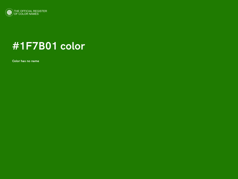 #1F7B01 color image