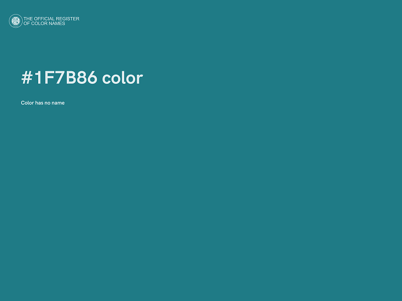 #1F7B86 color image