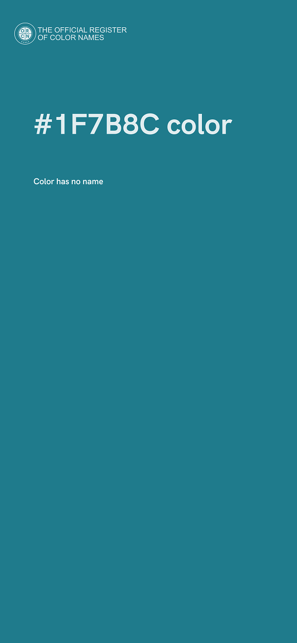 #1F7B8C color image