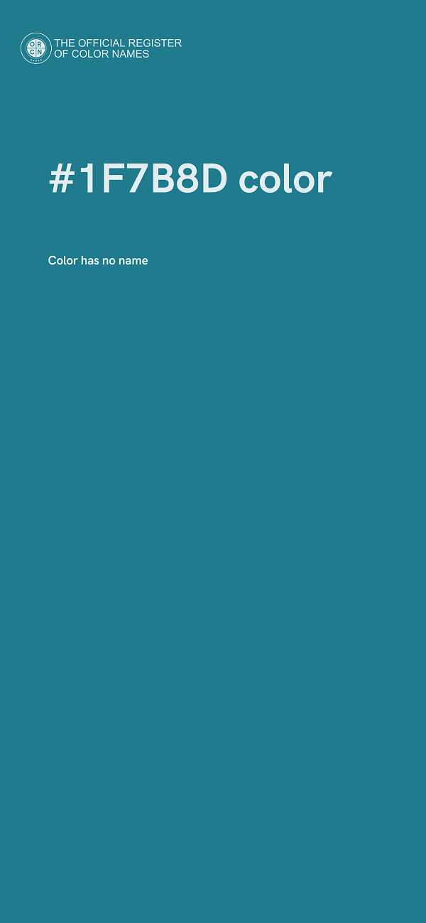 #1F7B8D color image