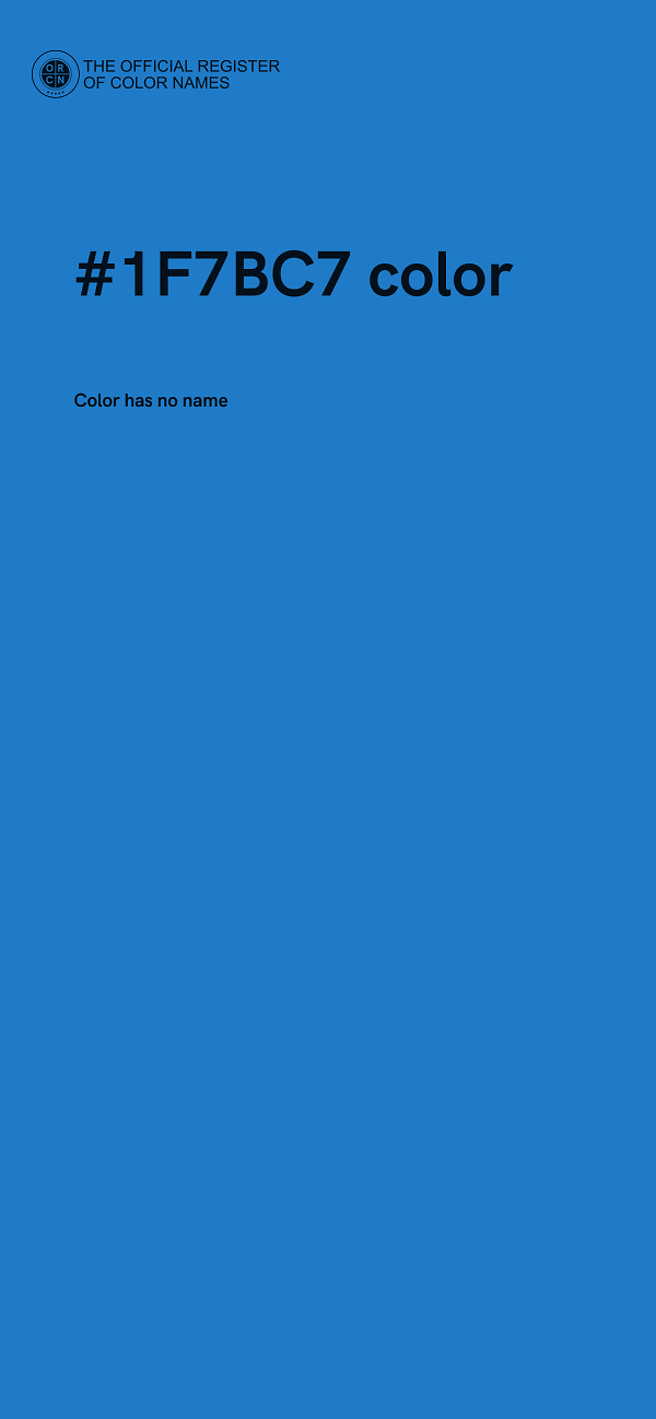 #1F7BC7 color image