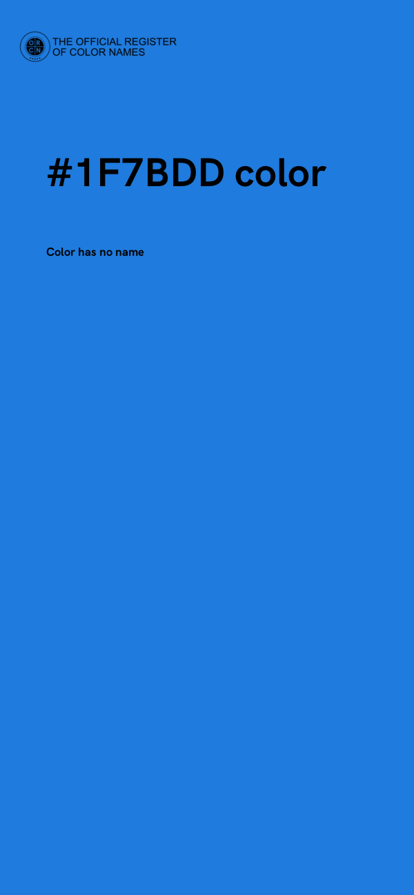#1F7BDD color image