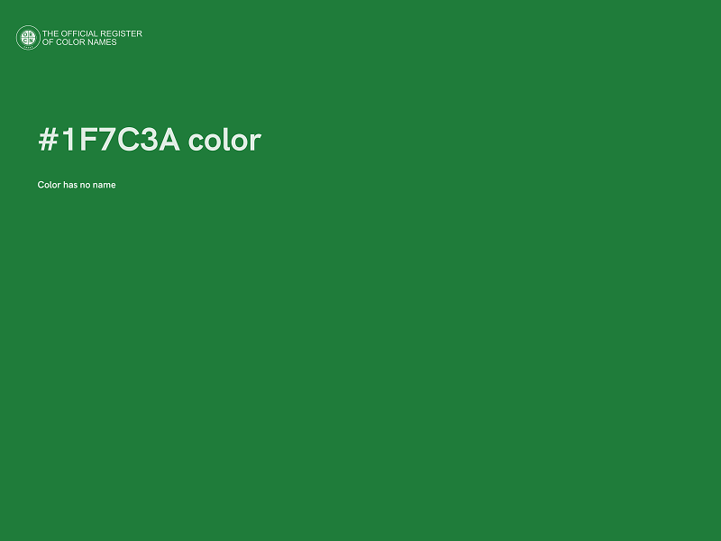 #1F7C3A color image